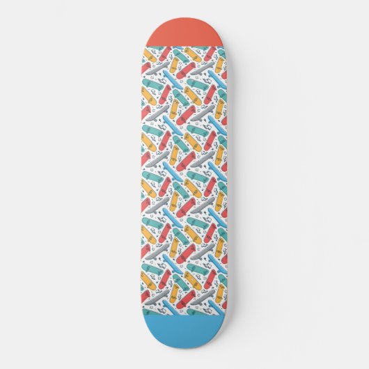 RGB Doodle Skateboard (Vorderseite)