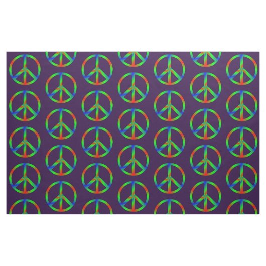 RGB-Friedenszeichen Stoff (Fat Quarter (45,7 x 55,9 cm))