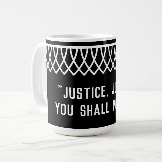 RGB Lace Collared Justice, Justice U will Kaffeetasse (Vorderseite Links)