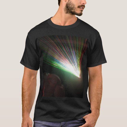 Rgb-Laserstrahlen T-Shirt (Vorderseite)
