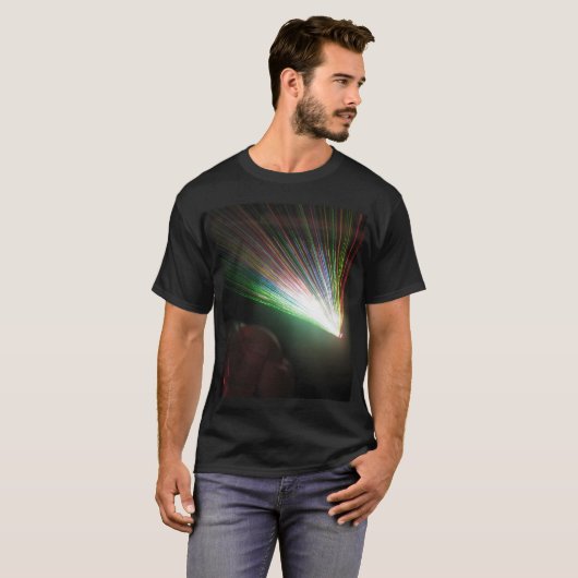 Rgb-Laserstrahlen T-Shirt (Vorne ganz)