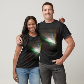 Rgb-Laserstrahlen T-Shirt (Unisex)