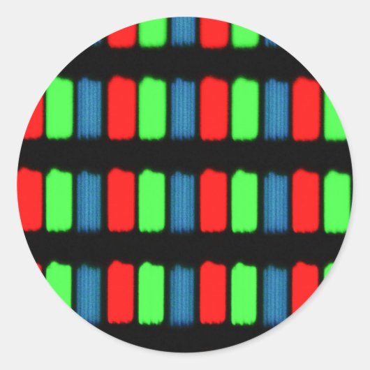 RGB LCD-Anzeige Mikrograph Runder Aufkleber (Vorderseite)