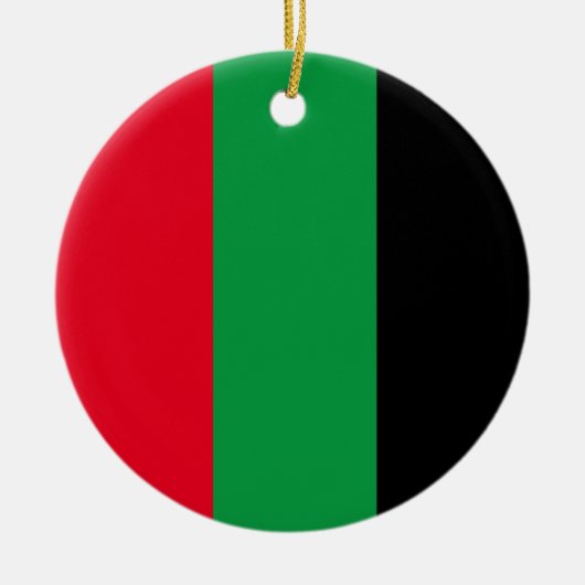 RGB Pan African Keramik Ornament (Vorne)