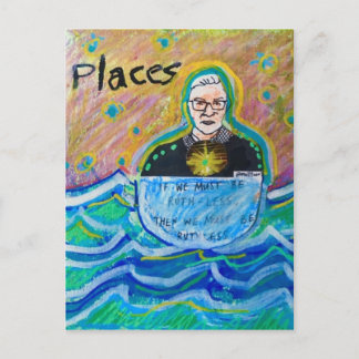 RGB Ruth Bader Ginsburg Wenn wir weniger Ruth sein Postkarte