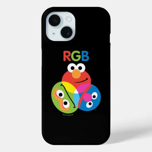 RGB Sesamstraße Case-Mate iPhone Hülle (Rückseite)