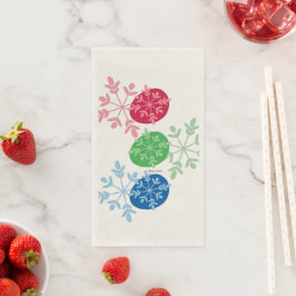 RGB Snowflakes Serviette