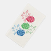 RGB Snowflakes Serviette (Ecke)
