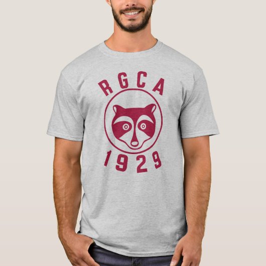 RGCA Men's Basic T - Shirt Red Logo (Vorderseite)