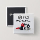 RGebbiePhoto ZPro Abzeichen mit Logo Button (Vorne & Hinten)
