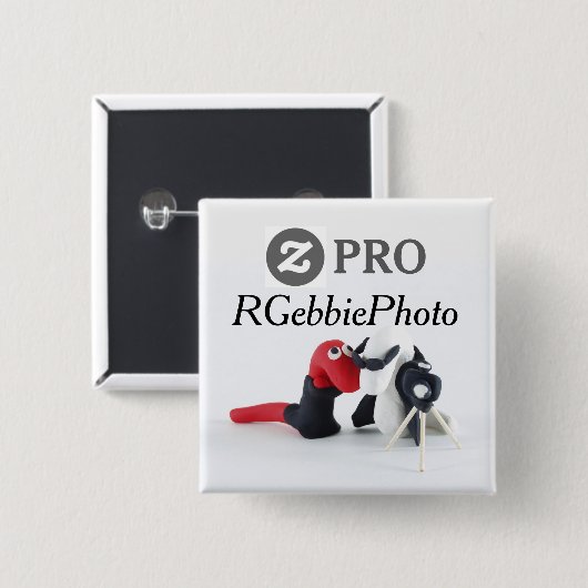 RGebbiePhoto ZPro Abzeichen mit Logo Button (Vorne & Hinten)