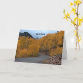 rGet Well Karte (Gelbe Blume)