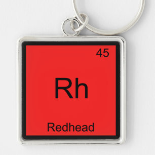 Rh - T-Shirt für die Funny Chemistry Element Schlüsselanhänger