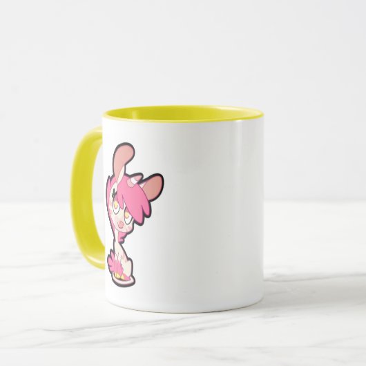 Rhabarber Tasse (Vorderseite Links)