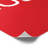 Rhabarber und Gurke Poster (Ecke)