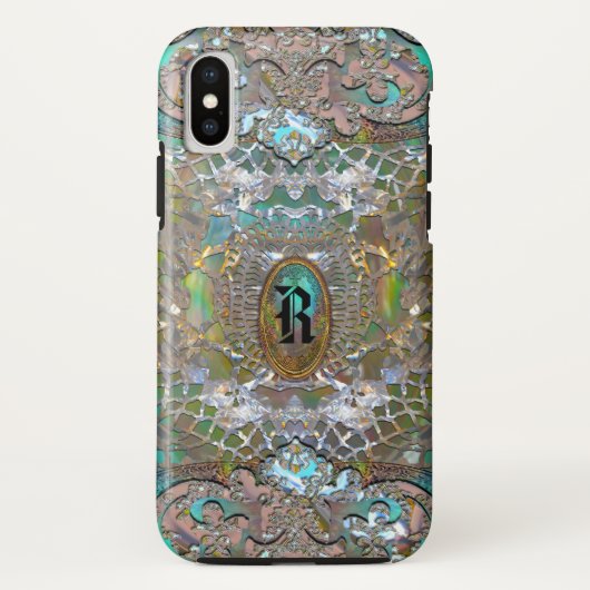 Rhadmache Monogram Case-Mate iPhone Hülle (Rückseite)