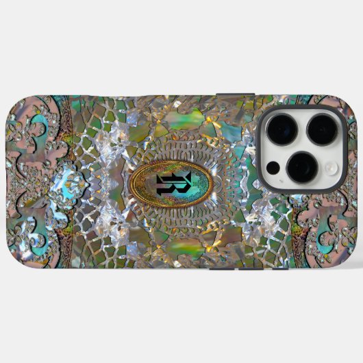 Rhadmache Monogram Case-Mate iPhone Hülle (Rückseite (Horizontal))