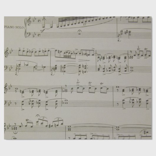 Rhapsodie im Blau Geschenkpapier (Flach)