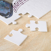 Rhapsodie in der blauen Stilett-Schuh-Kunst Puzzle (Seite)