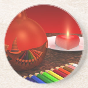 Rhapsodie in Rot Getränkeuntersetzer