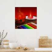 Rhapsodie in Rot Poster (Küche)