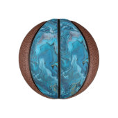 Rhapsody auf Türkis Mini Basketball (Vertikal)