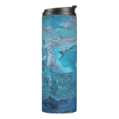Rhapsody auf Türkis Thermosbecher (Nach links gedreht)