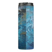 Rhapsody auf Türkis Thermosbecher (Rückseite)