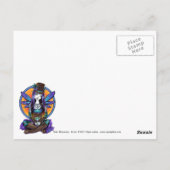 "Rhapsody" Gothic Absinthe Fairy Art Postkarte (Rückseite)