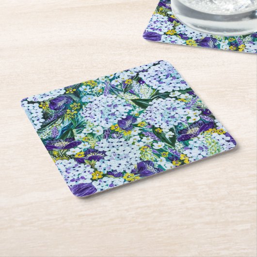 Rhapsody Hydrangea Floral Untersetzer (angewinkelt)