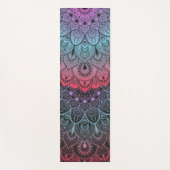 Rhapsody in Blue Pink Mandela Yogamatte (Vorderseite)