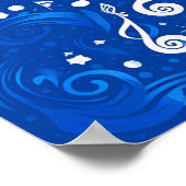 Rhapsody in Blue Poster (Ecke)