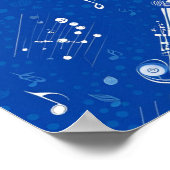 Rhapsody in Blue Poster (Ecke)