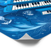 Rhapsody in Blue Poster (Ecke)