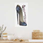 Rhapsody in Blue Stiletto Showmusik Poster (Küche)
