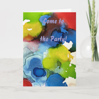 Rhapsody in Tinte Einladung