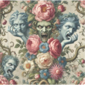 Rhapsody Road - Gothic Floral Pillow Aufkleber (Vorderseite)