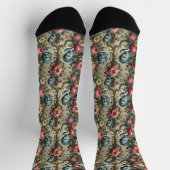 Rhapsody Road - Gothic Viktorianisch Tapestes Socken (Oben)