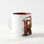 Rhapsody von Dragonlore: Niedlicher Drachencup - T Zweifarbige Tasse (Vorderseite Links)