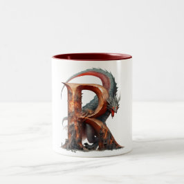 Rhapsody von Dragonlore: Niedlicher Drachencup - T Zweifarbige Tasse