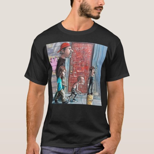 RHCP The Getaway Album Cartoon T-Shirt – RHCP (Vorderseite)