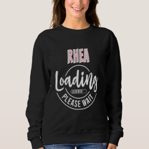 Rhea Custom Personalisiert Baby Loading Dusche Arr Sweatshirt
