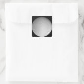 Rhea des Saturn-Eismondes Quadratischer Aufkleber (Tasche)