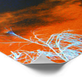 Rhea on Storm Cloud Sky Poster (Ecke)