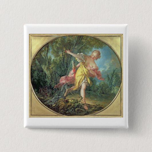 Rhea Sylvia, die vom Wolf, 1756 flieht Button (Vorderseite)