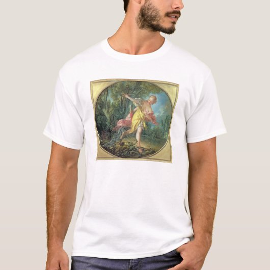 Rhea Sylvia, die vom Wolf, 1756 flieht T-Shirt (Vorderseite)