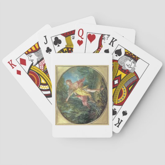 Rhea Sylvia floh aus dem Wolf, 1756 Spielkarten (Rückseite)