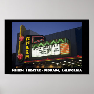 Rheem Theater 11x17 Poster