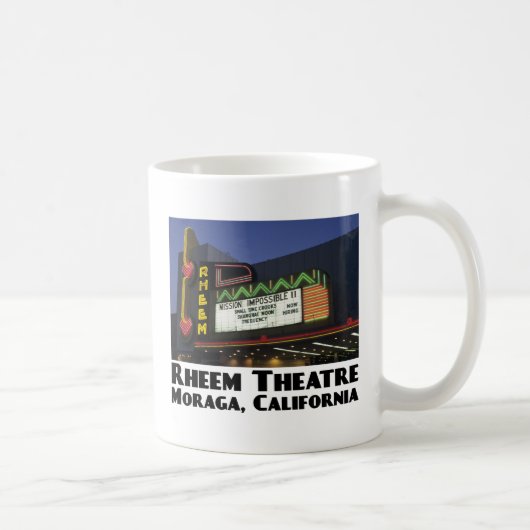 Rheem Theater-Tasse Kaffeetasse (Rechts)