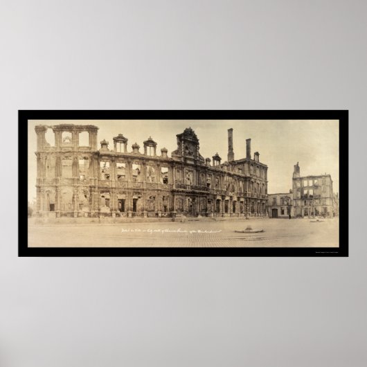 Rheims City Rheims Foto 1919 Poster (Vorne)